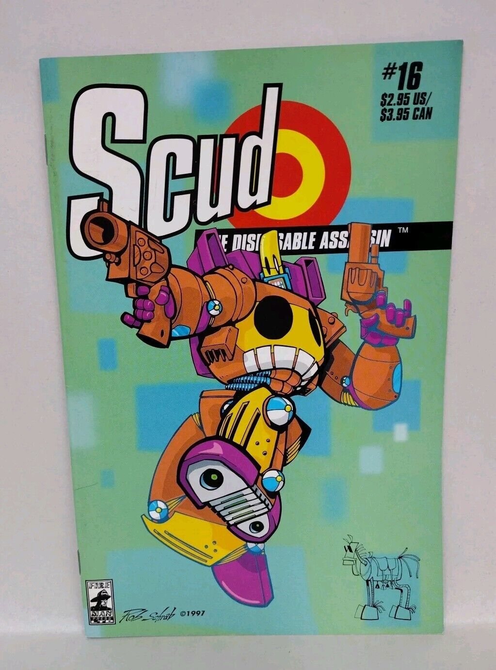 SCUD The Disposable Assassin (1998) Fireman Press #16 17 19 20 Rob Schrab 