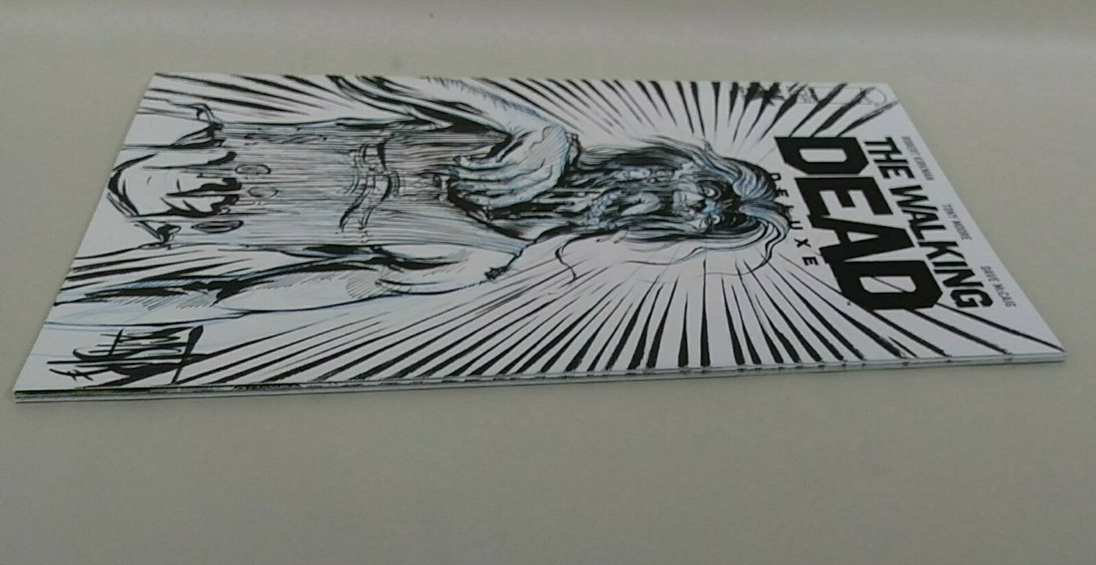 Walking Death Deluxe #1 Sketch Cover Variant Comic W Original DCastr Art ARG 