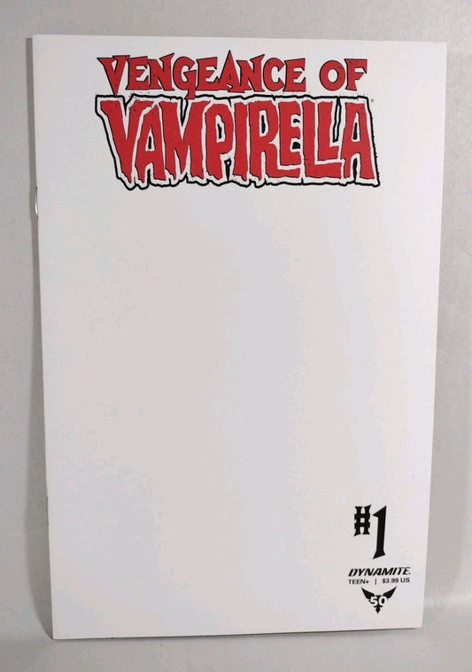 Vengeance Of Vampirella #1 (2019) Dynamite Comic Blank Sketch Cover Variant NM