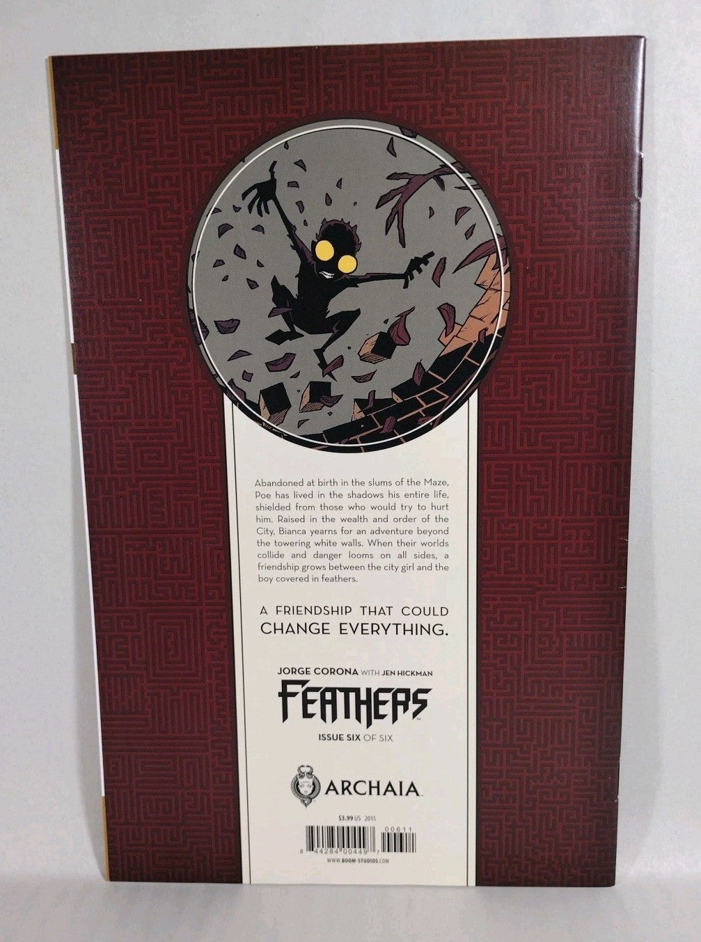 Feathers (2015) Complete Archaia Boom Studios Comic Set #1-6 Jorge Corona VF 