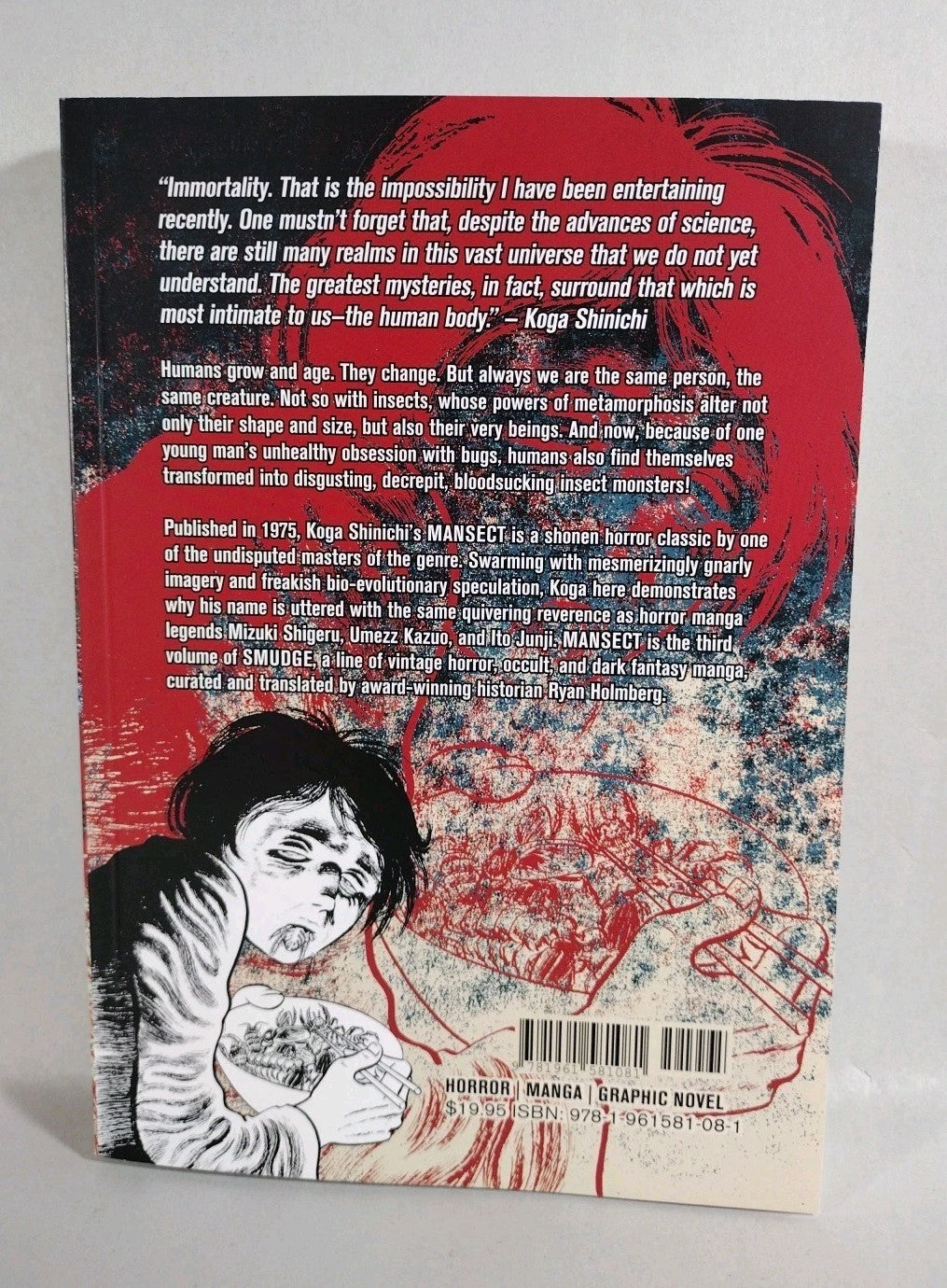 Mansect (2025) Smudge TPB Koga Shinichi Manga Horror New