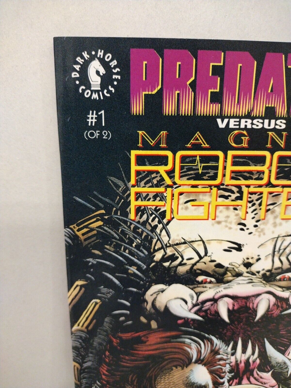 Predator versus Magnus Robot Fighter 1 2 (1992)  Complete Dark Horse Valiant Set