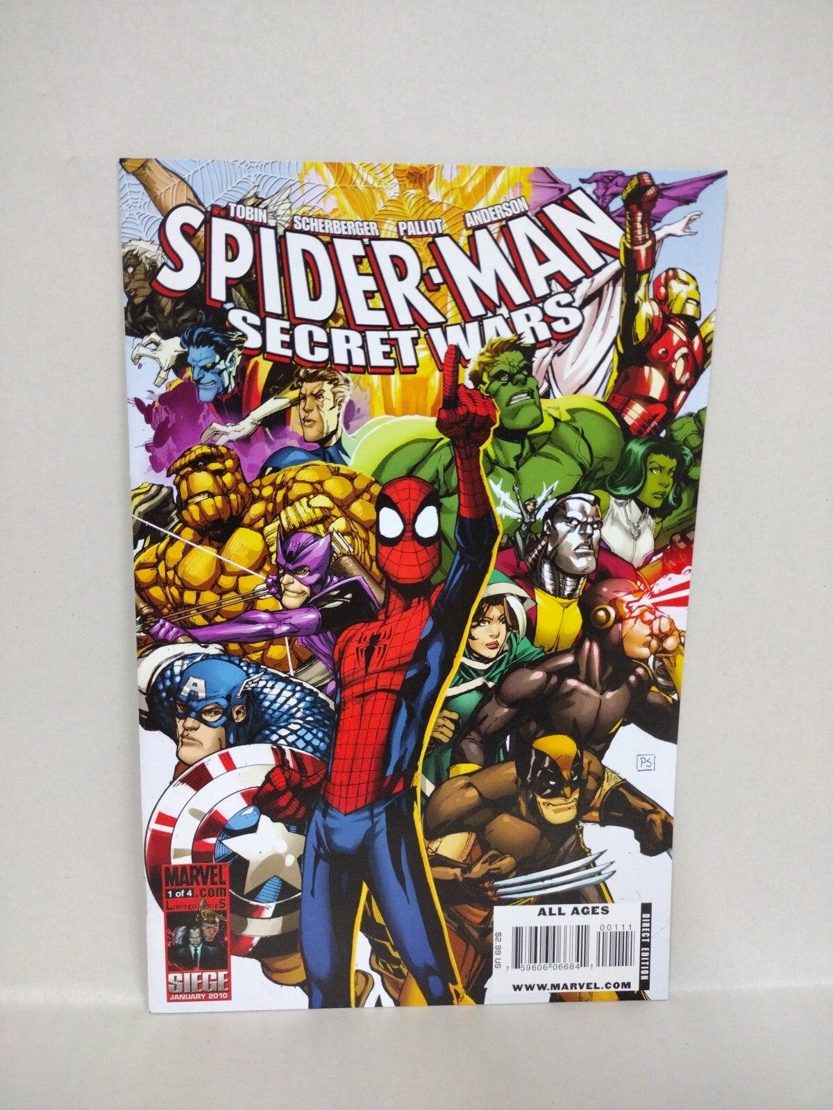Spider-Man Secret Wars (2010) #1 2 3 Paul Tobin Patrick Scherberger VF-NM