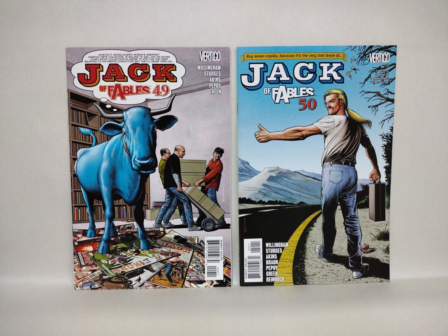 Jack Of Fables (2006) Complete Vertigo Comic Run Set #1-50 # Literals #1-3 VF-NM