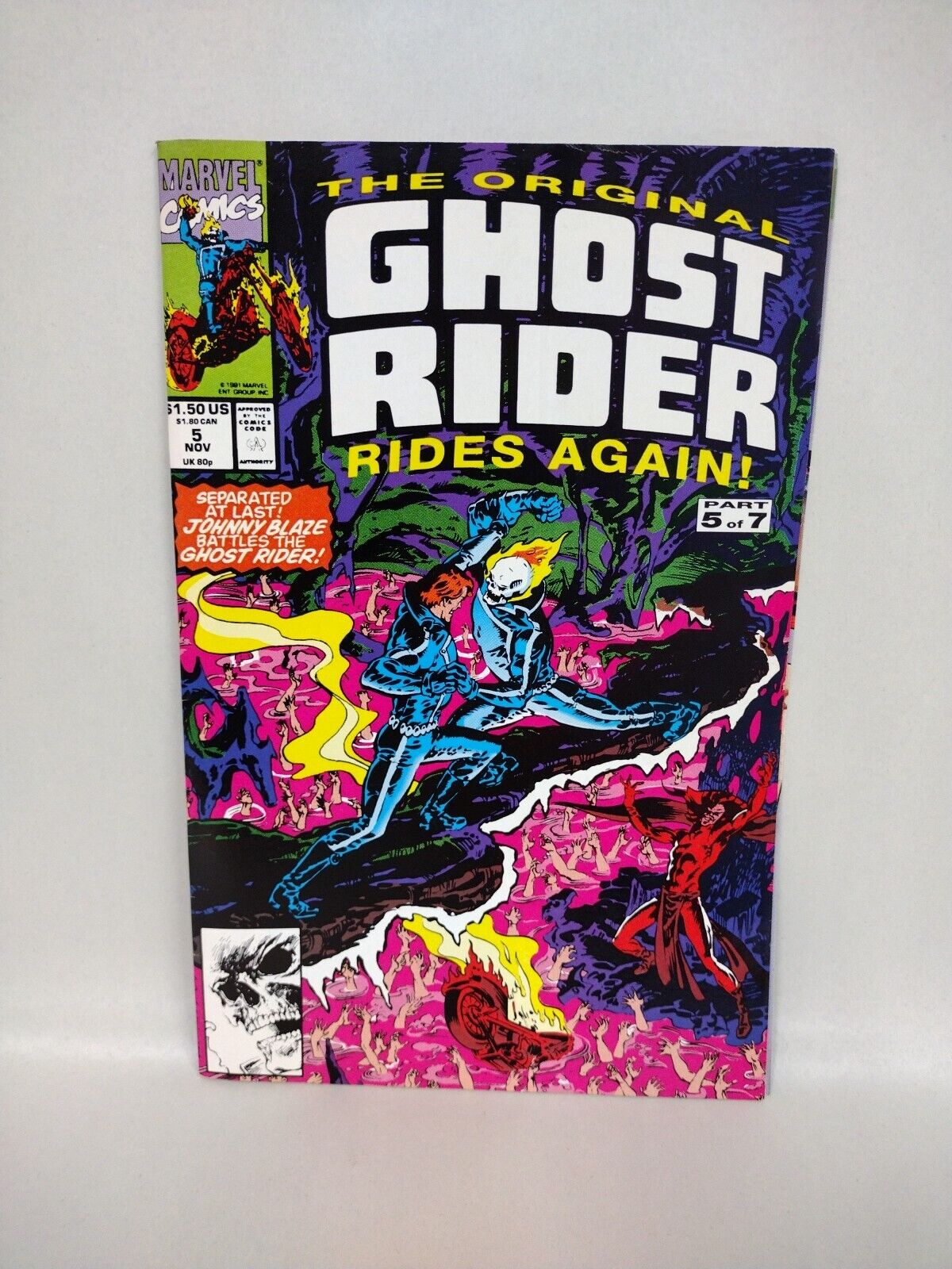 Original Ghost Rider (1991) Marvel Comic Reprint Series 2 3 4 5 6 7 Johnny Blaze