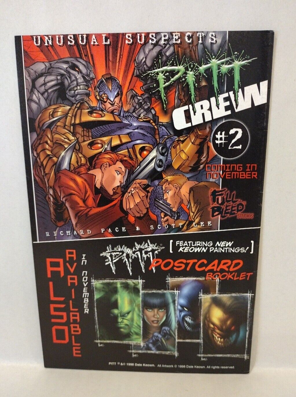 Pitt #19 (1998) Image Comics Full Bleed Studios Dale Keown Low Print VF