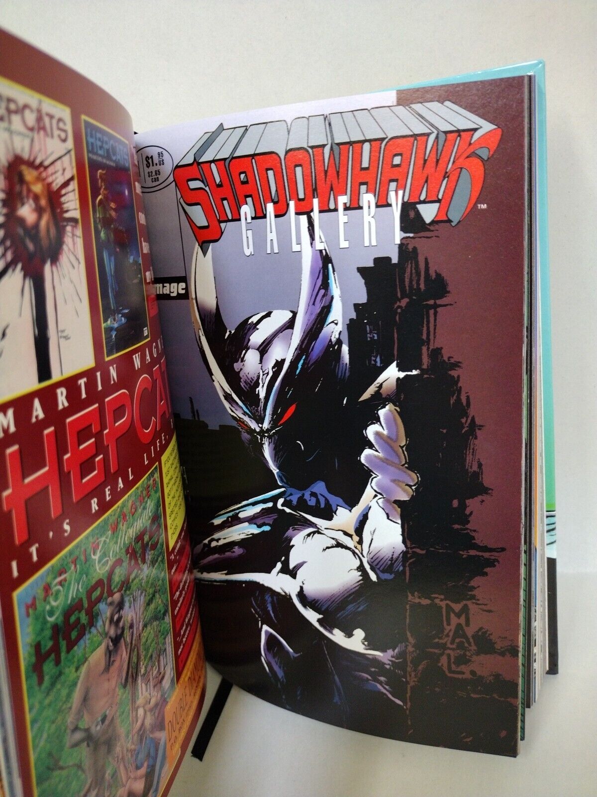 Shadowhawk Omnibus (1992-1995) Custom Bound Comics HC Paul Johnstone ARG #187