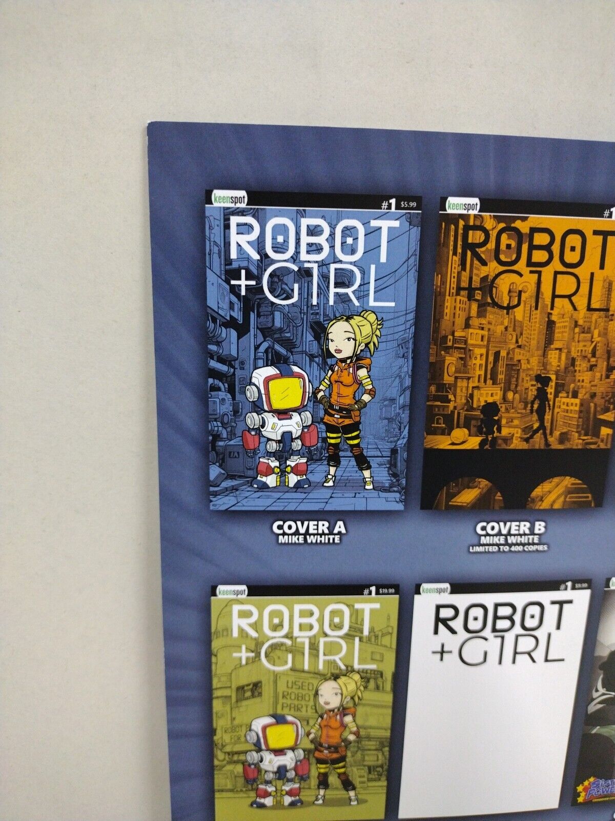 Robot + Girl #1 (2024) Keenspot All Ages Comic Cover A Mike White NM