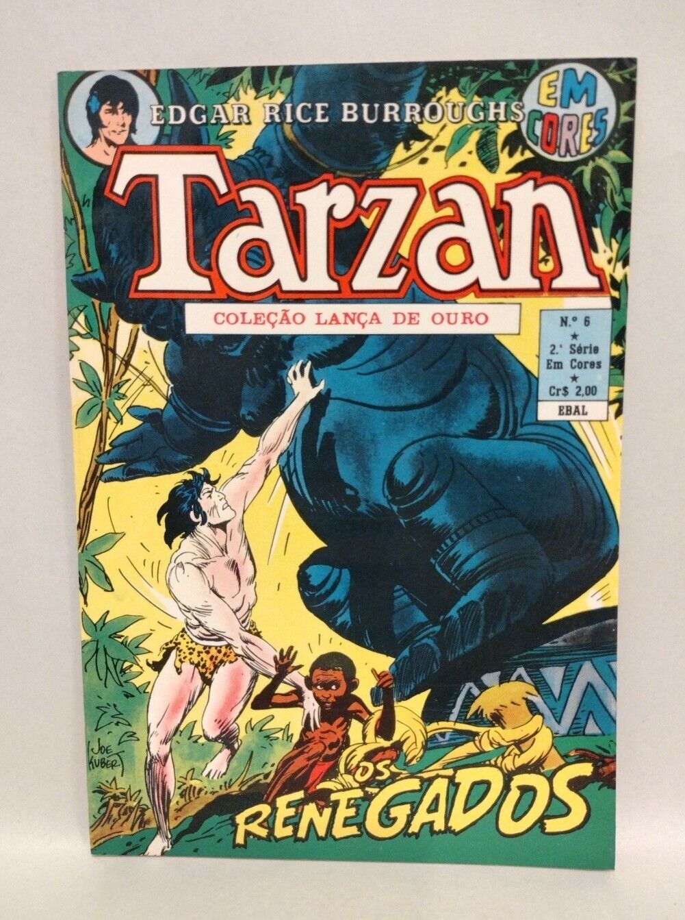 Tarzan (1973) EM Cores Brazilian DC Comic Lot #1 4 5 6 7 9 Joe Kubert