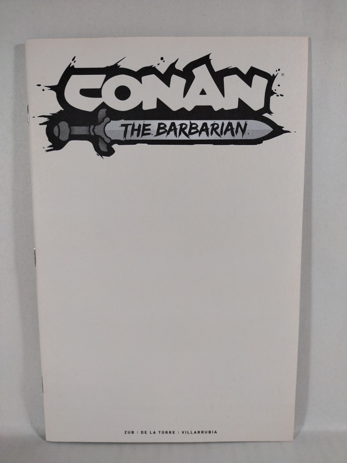 Conan The Barbarian #1 (2023) Titan Comics Blank Sketch Variant Cover NM