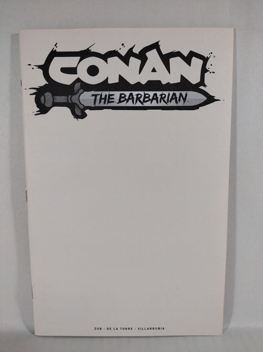 Conan The Barbarian #1 (2023) Titan Comics Blank Sketch Variant Cover NM