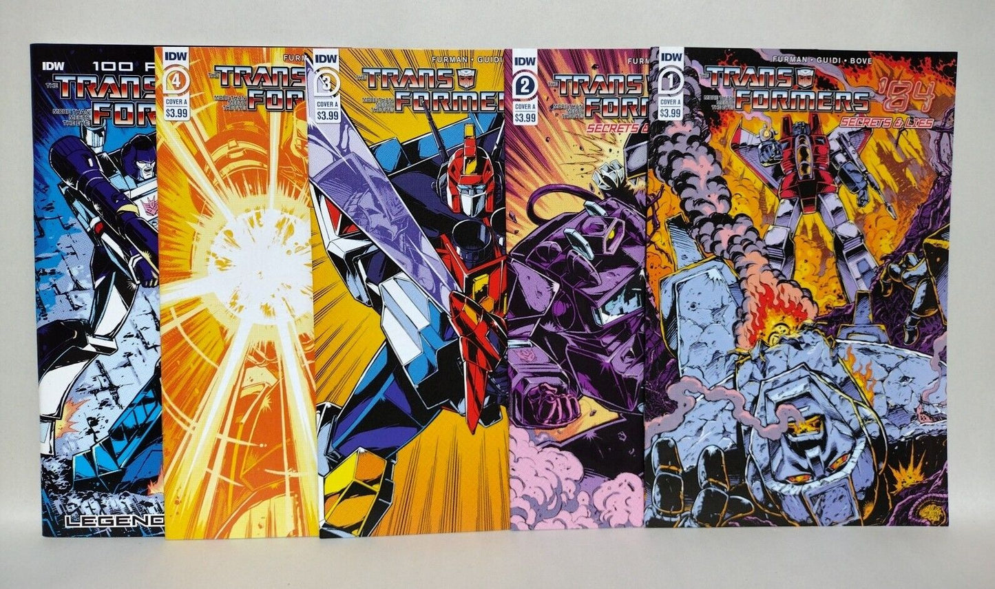 Transformers '84 Secrets & Lies 1-4 Legends & Rumors 1 (2020) IDW Complete Comic