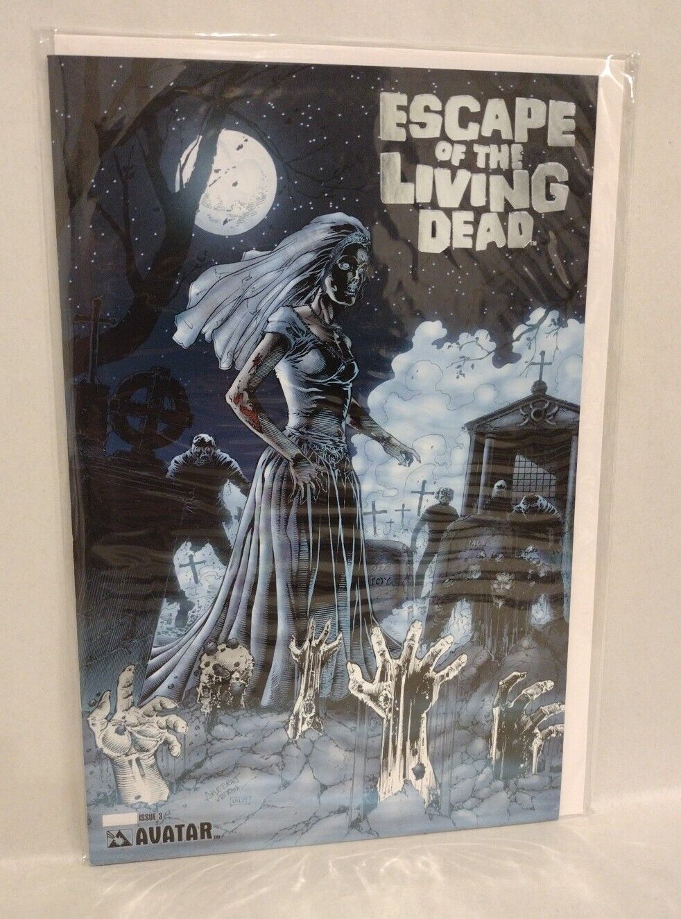 Escape Of The Living Dead #3 Avatar Press Platinum Edition New Sealed Zombie 