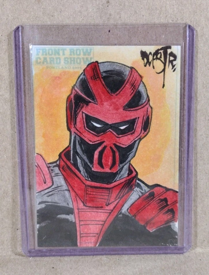 DCastr (2025) Front Row Show Exclusive Sketch Card W Original Night Thrasher Art