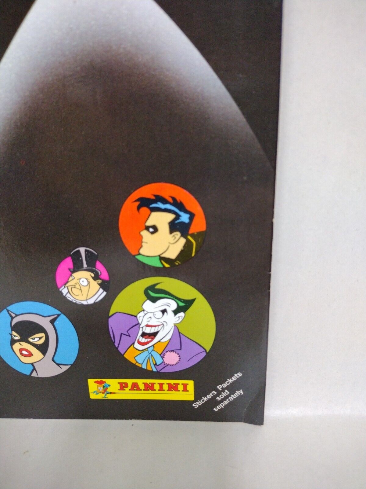 Batman Animated Series (1993) Unused Panini Sticker Album Book