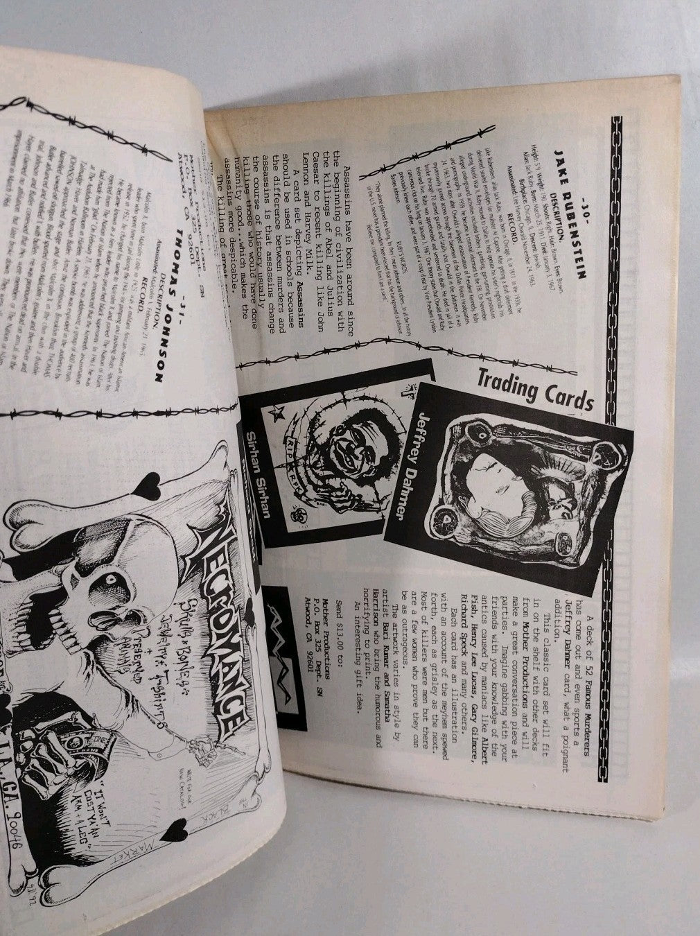 Syn Magazine (1990) Complete Newspaper Run 1 2 3 4 5 6 Horror Movie Comic Run