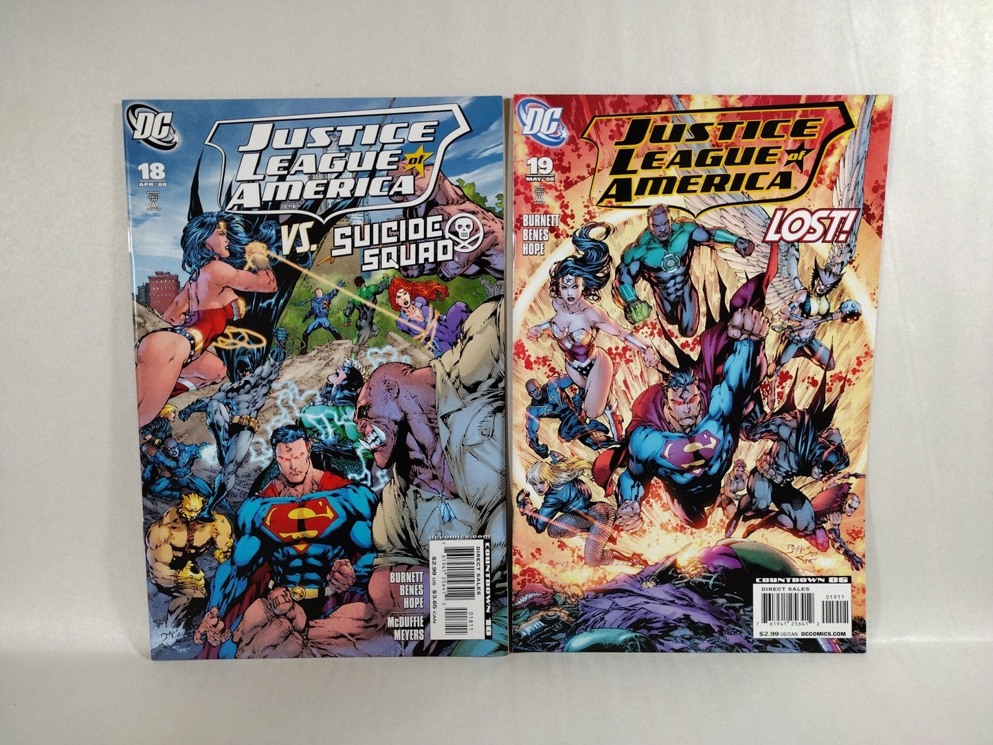 Justice League Of America (2007) DC Comic Lot Set #10 12-28 W Connecting Covers