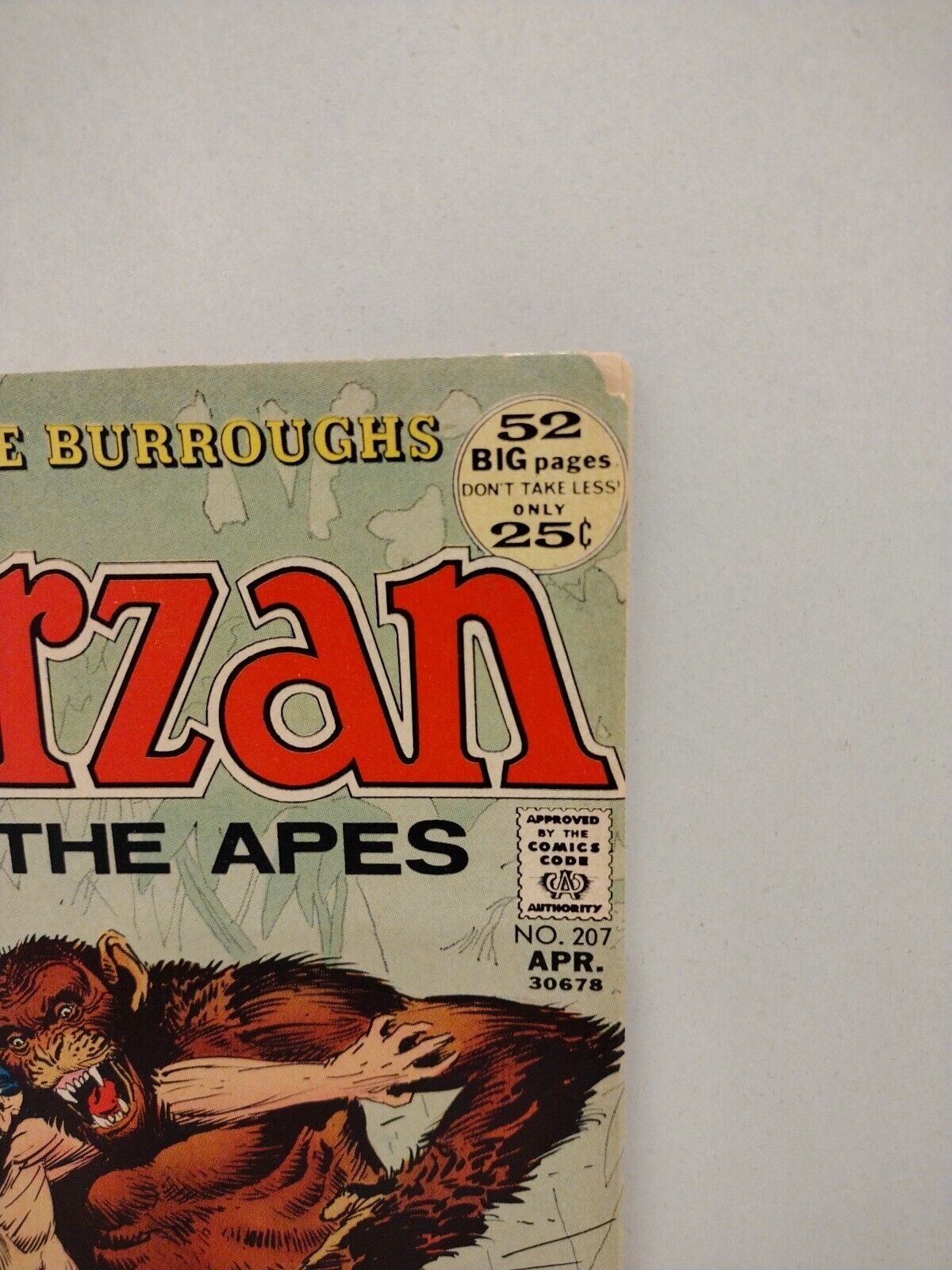 Tarzan Of The Apes (1972) DC Comic Lot Set #207 208 209