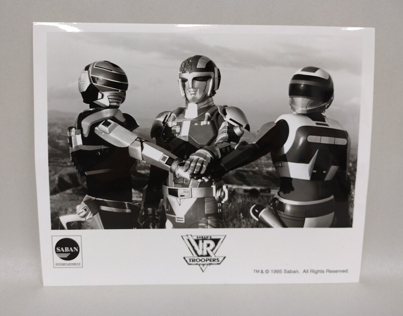 Saban's VR Troopers (1996) 8 X 10 BW Glossy Cast Photo Print Set Lot Of 7 