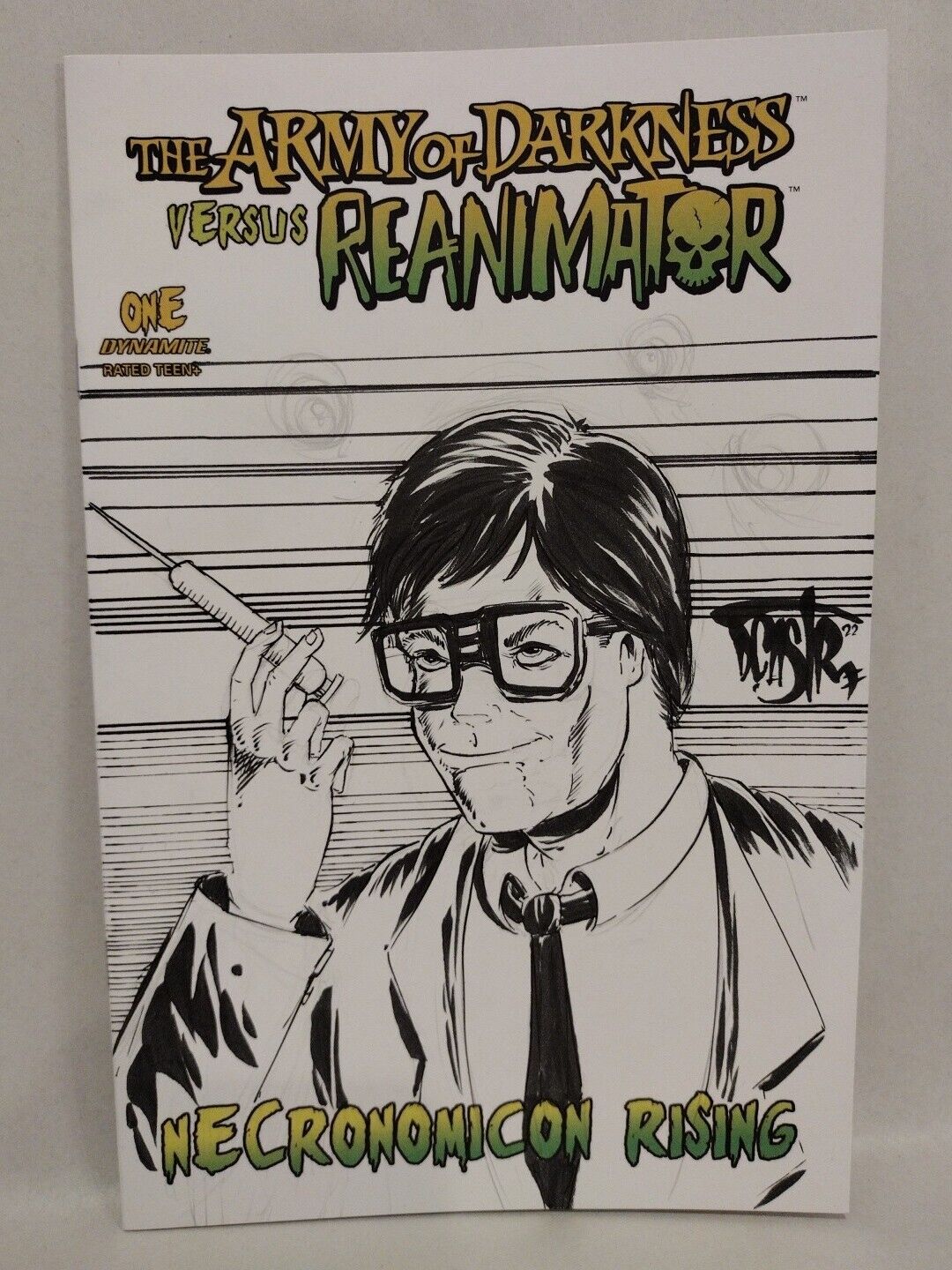 Army Of Darkness Vs Reanimator #1 (2022) Sketch Cover Variant W Original Art