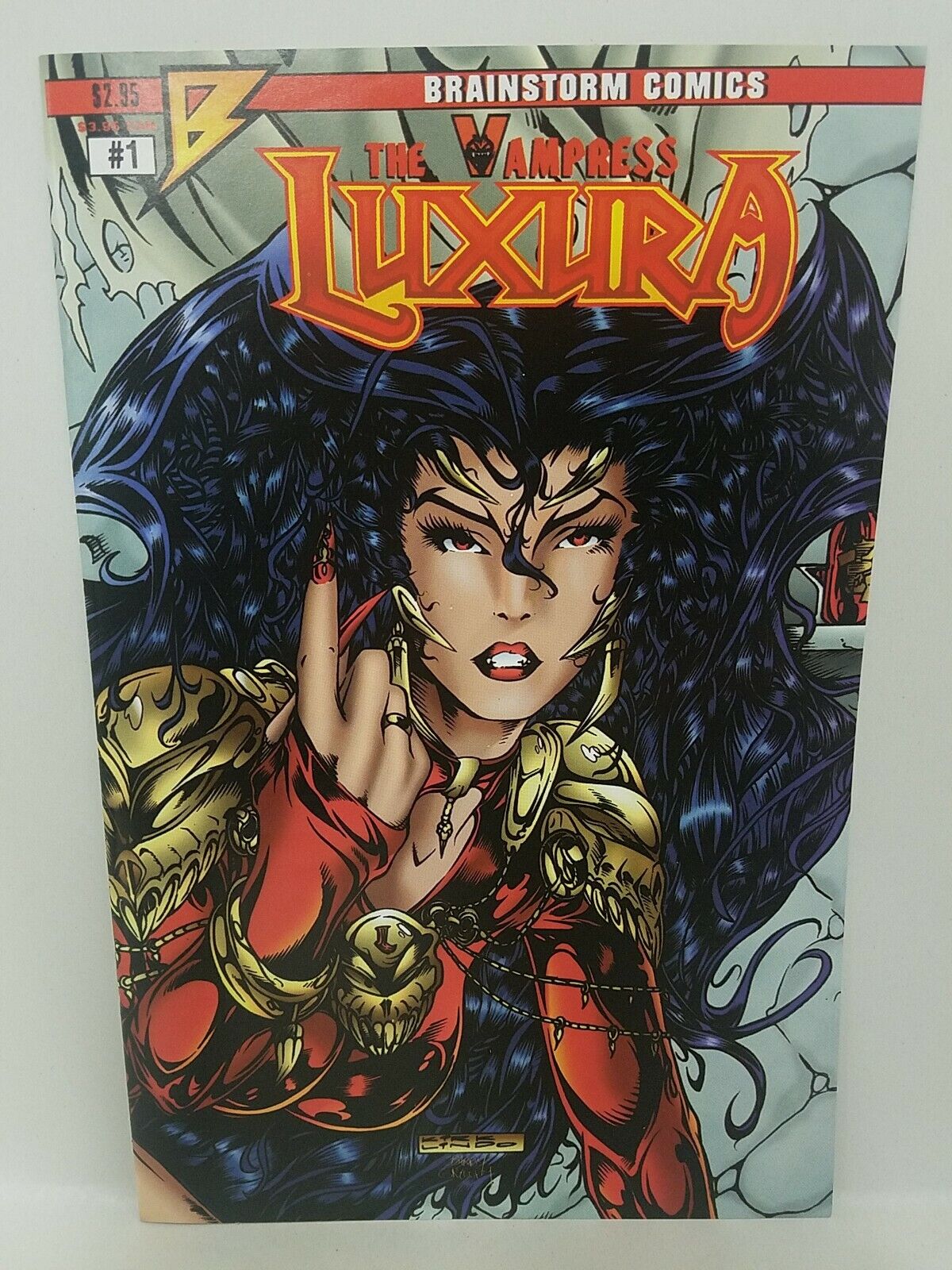 Luxura (1996) Brainstorm Comic Set Vampress #1 Legends of #1 Kirk Lindo Comix