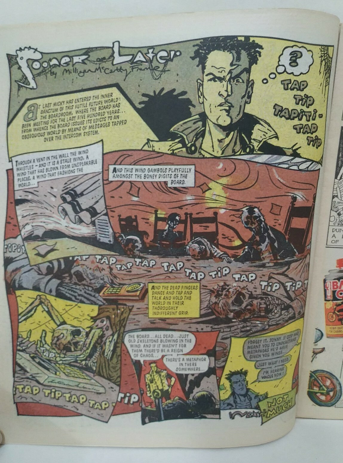 2000ad (1986) Prog 493 Judge Dredd Slaine Strontium Dog Uk Newsprint Comic