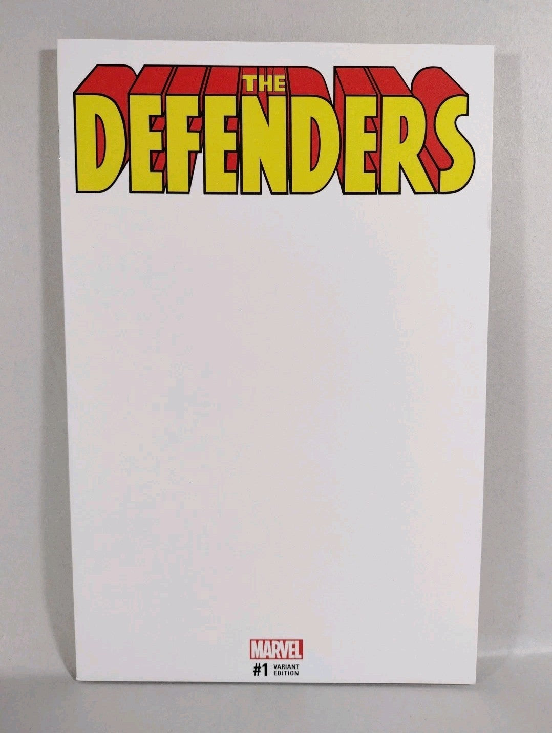 DEFENDERS #1 (2017) Marvel Comic Blank Sketch Variant Cover New NM