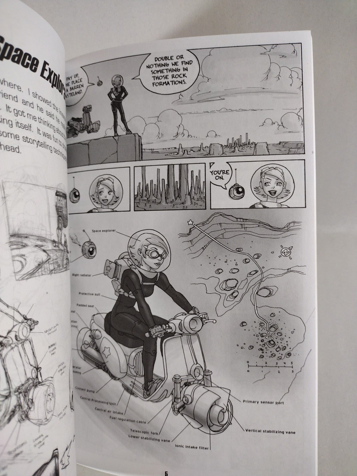 Agent 44 Art Digest (2004) Jake Parker Comic/Sketchbook 48 Pages FN-VF