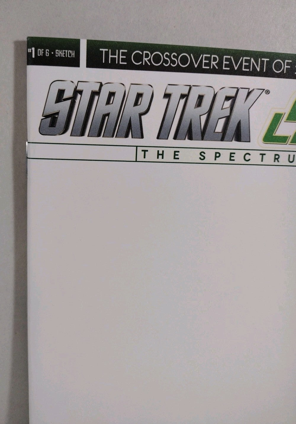 Star Trek Green Lantern #1 (2015) Spectrum War DC Comic Blank Variant New NM