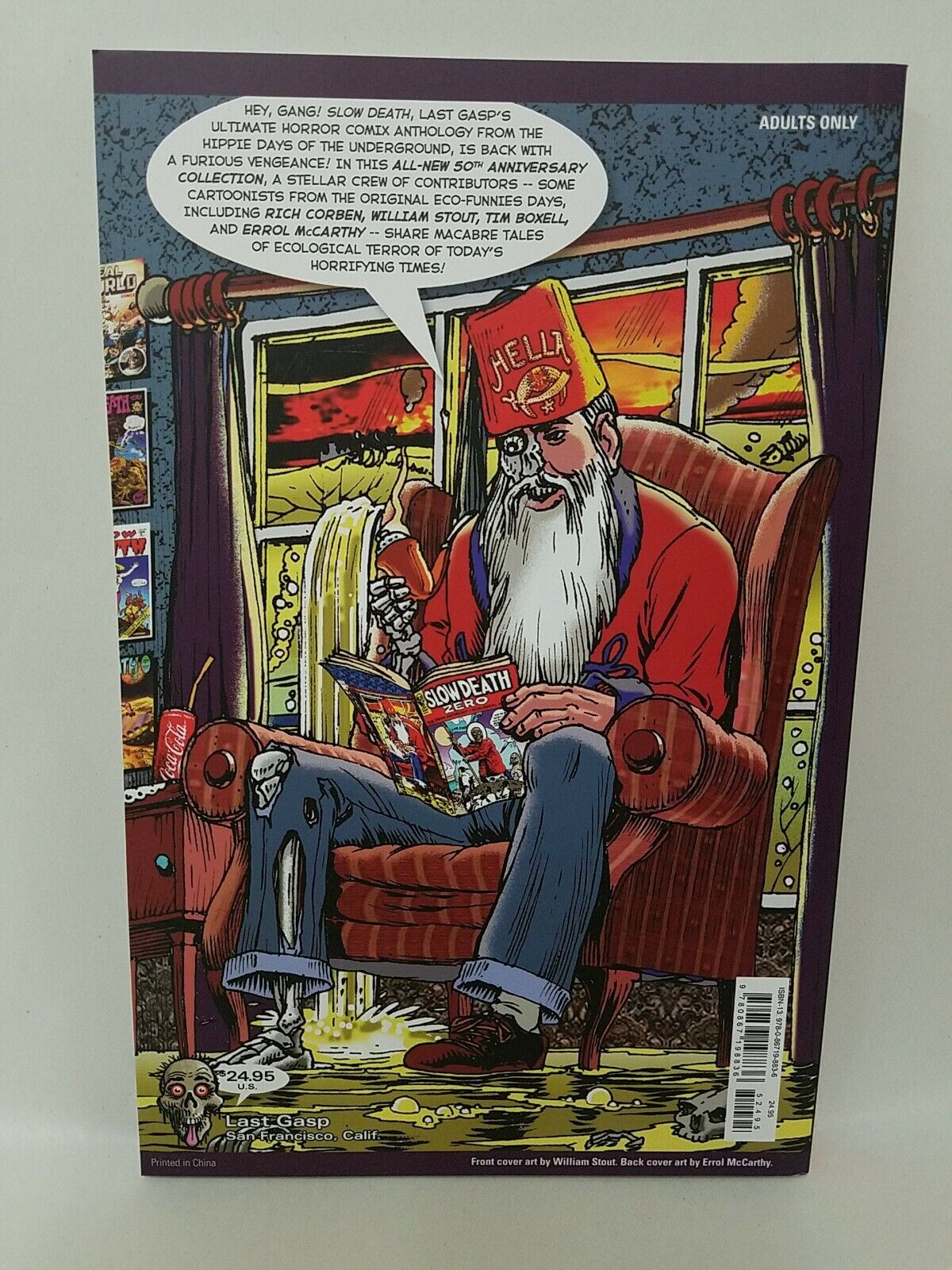 Slow Death Zero Comix Anthology TPB Cooke Corben Veitch Stout New Last Gasp SC