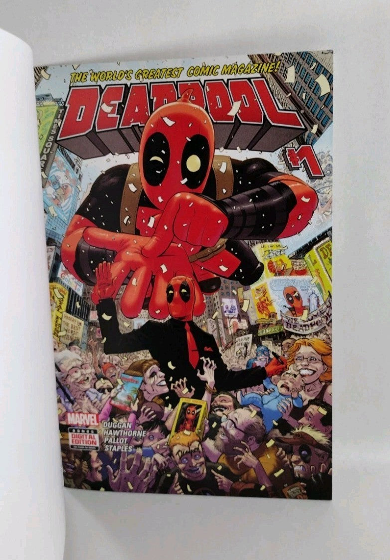 Deadpool 1 (2016) Marvel Blank Sketch Variant Cover Comic Duggan Hawthorne VF-NM
