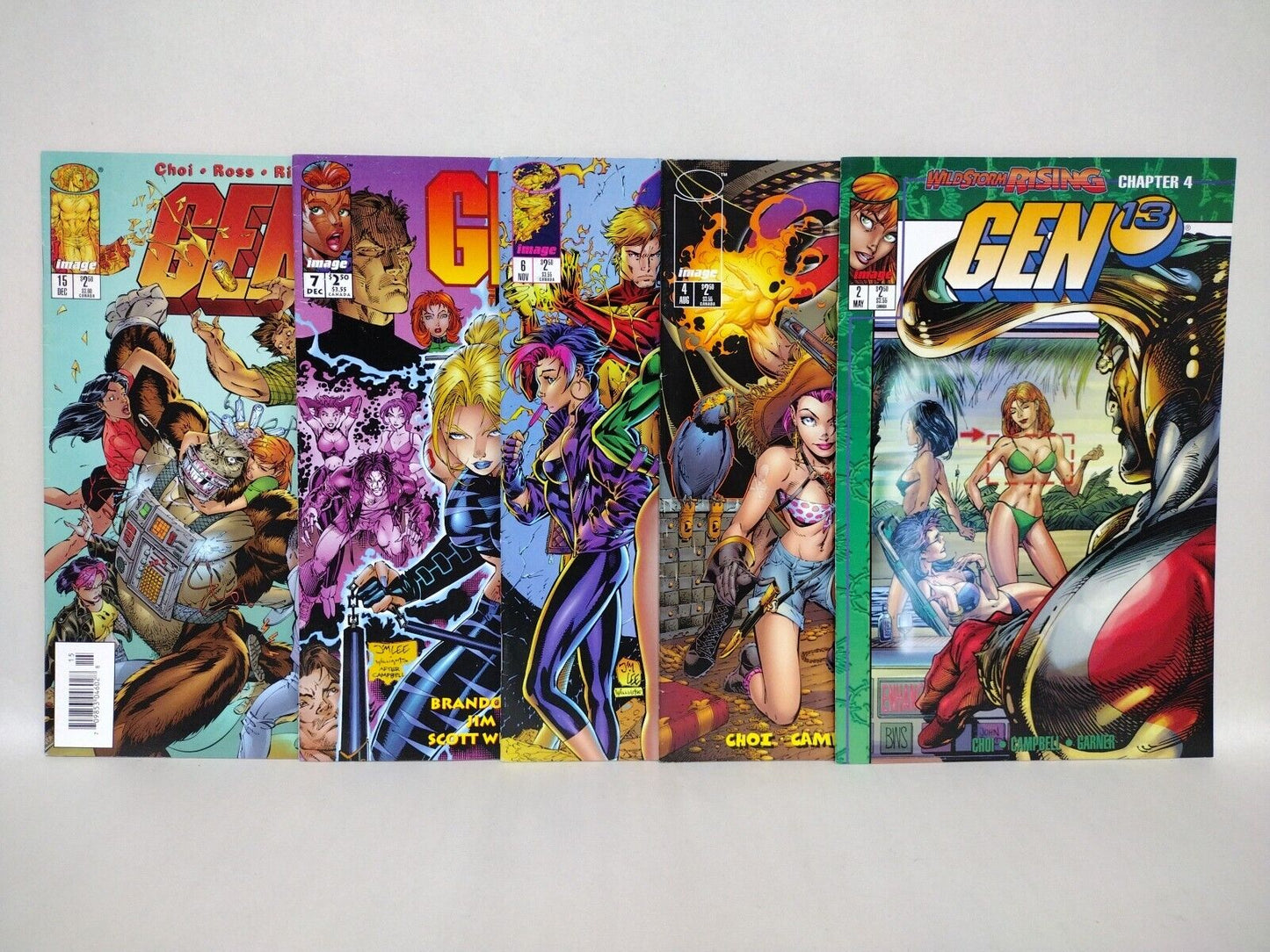 Gen 13 (1995) Image Comic Lot Set #2 4 6 7 15