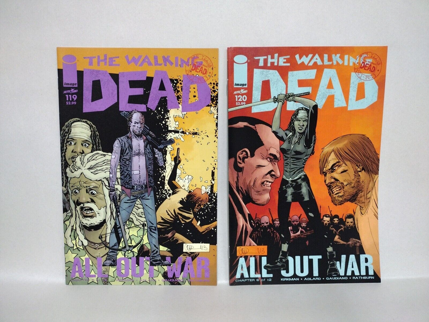 Walking Dead (2013) Image Comic Lot Set #114 116-123 125 129 132 All Out War