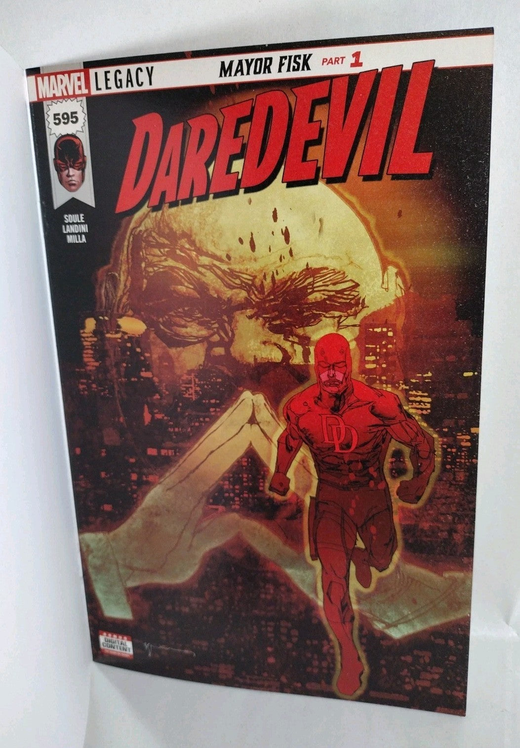 Daredevil #595 (2018) Marvel Blank Sketch Cover Comic New NM