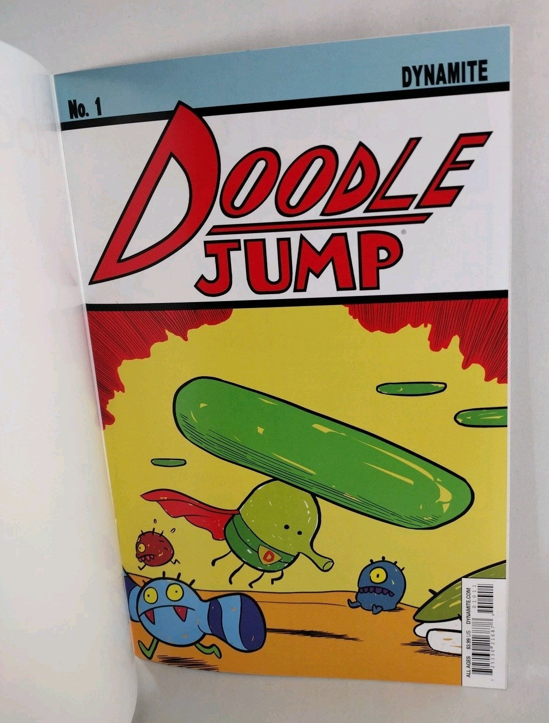 Doodle Jump #1 (2014) Dynamite Blank Sketch Cover Variant Comic NM