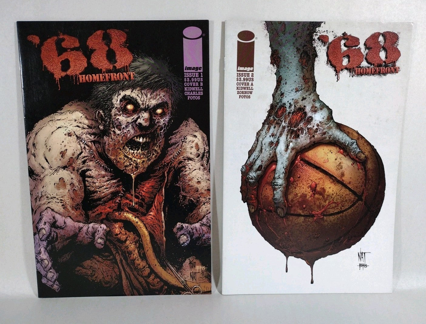 '68 Homefront (2014) Image Zombie Horror Comic Lot #1b 2 VF-NM