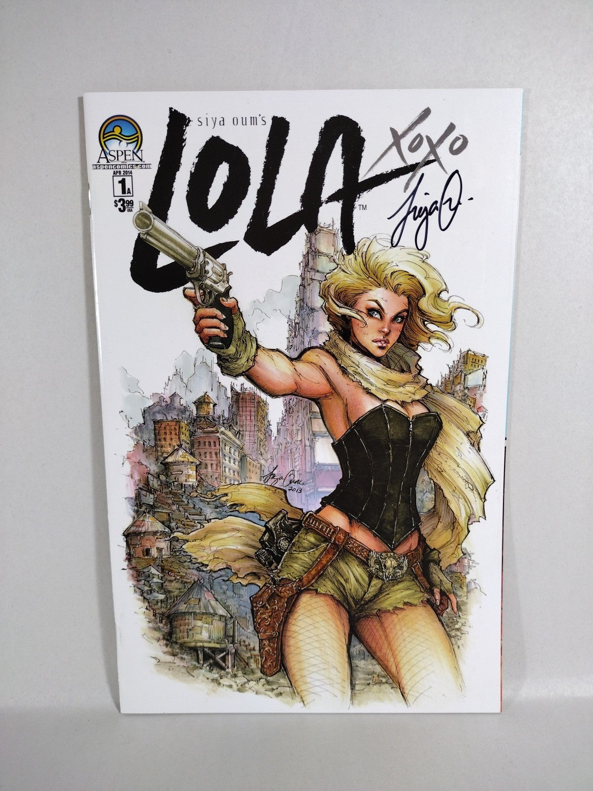 Lola XOXO (2014) Aspen Comic Lot Set 1 2 3 Signed (2017) 2 3 4 5 Siya Oum VF-NM