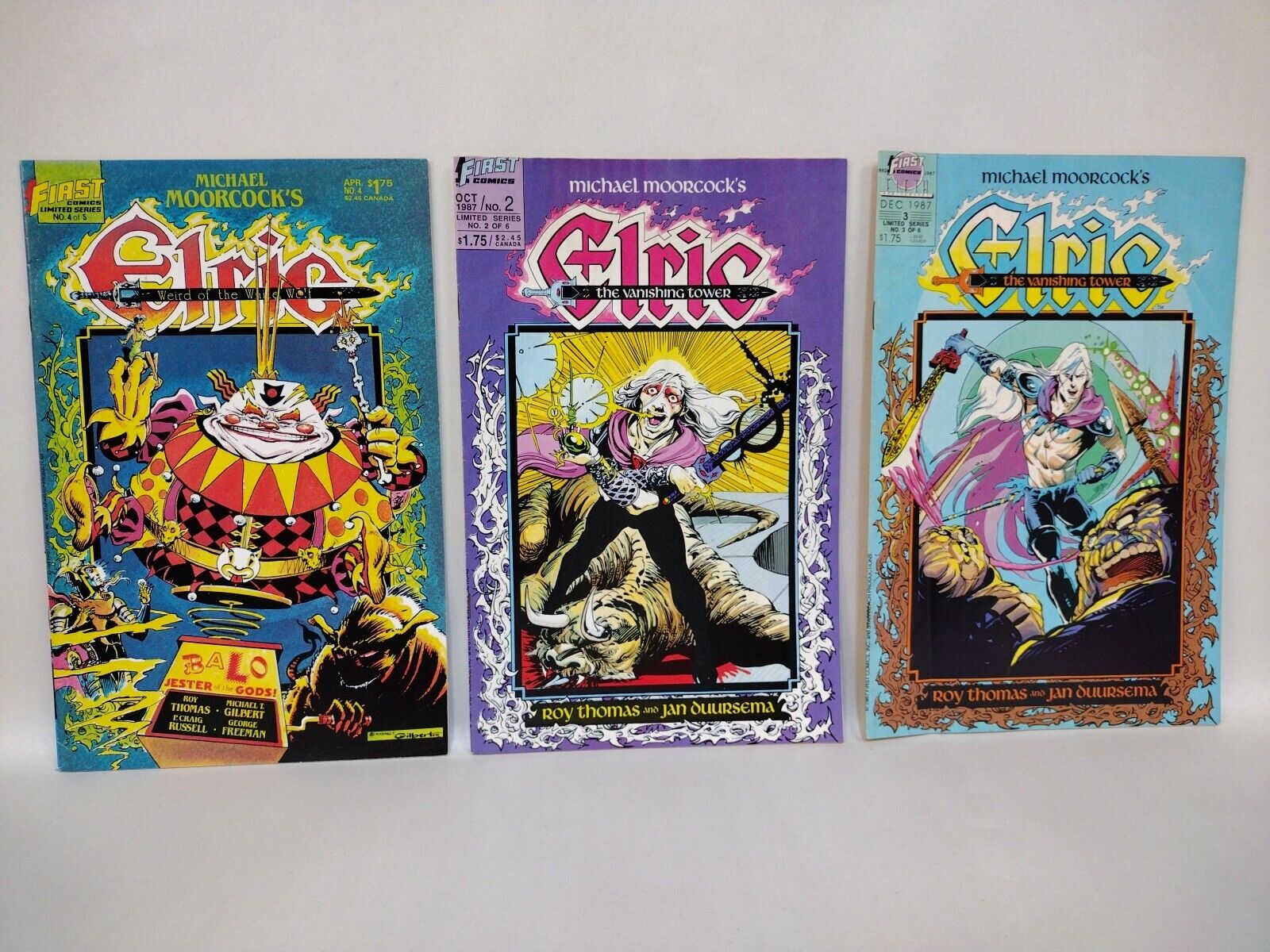 Michael Moorcock Elric (1983) PC Comic Reader Set 26 Issue Low Grade Lot