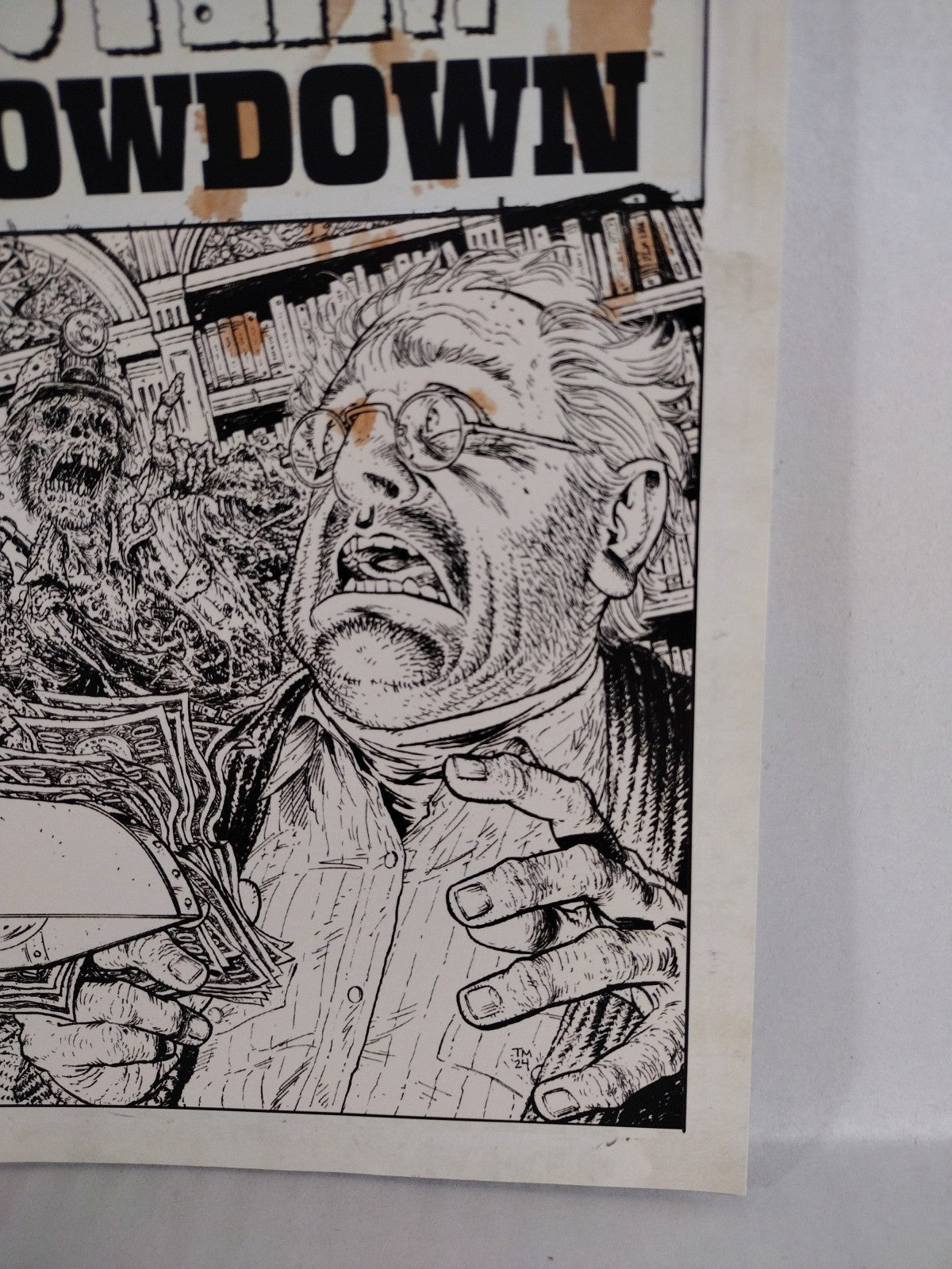 OUTLAW SHOWDOWN #1 2025 EC Horror Western Comic Variant CVR E 1:20 Tony Moore NM