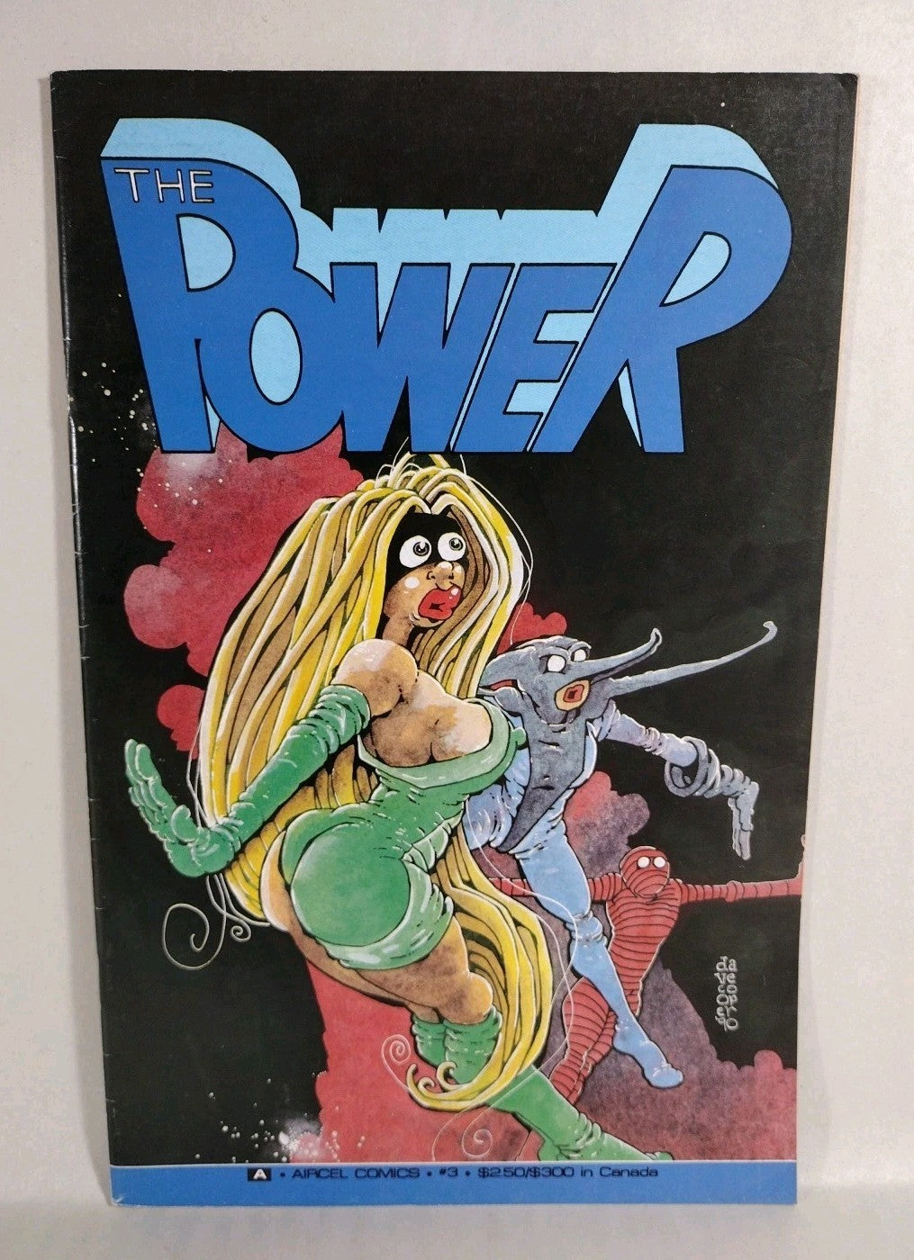 The Power #1 2 3 4 Complete Limited Series Set (1990) Dave Cooper Aircel Comics 