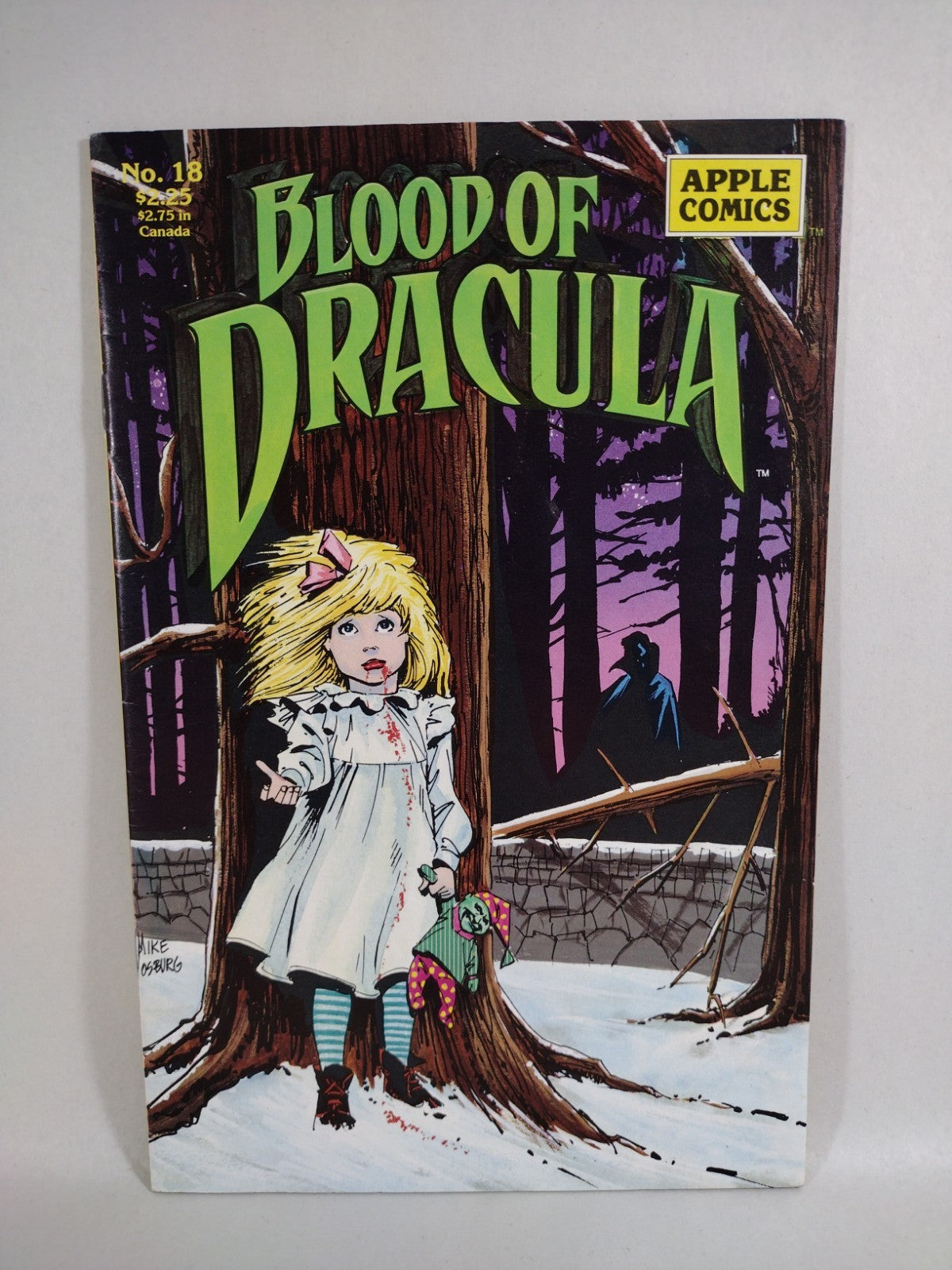 Blood of Dracula (1990) #18 Mike Vosburg Cover Art Apple Comic Bernie Wrightson 