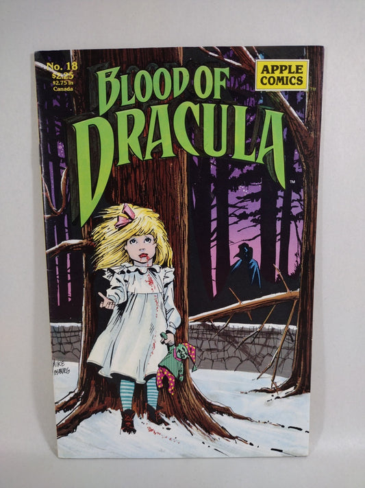 Blood of Dracula (1990) #18 Mike Vosburg Cover Art Apple Comic Bernie Wrightson 