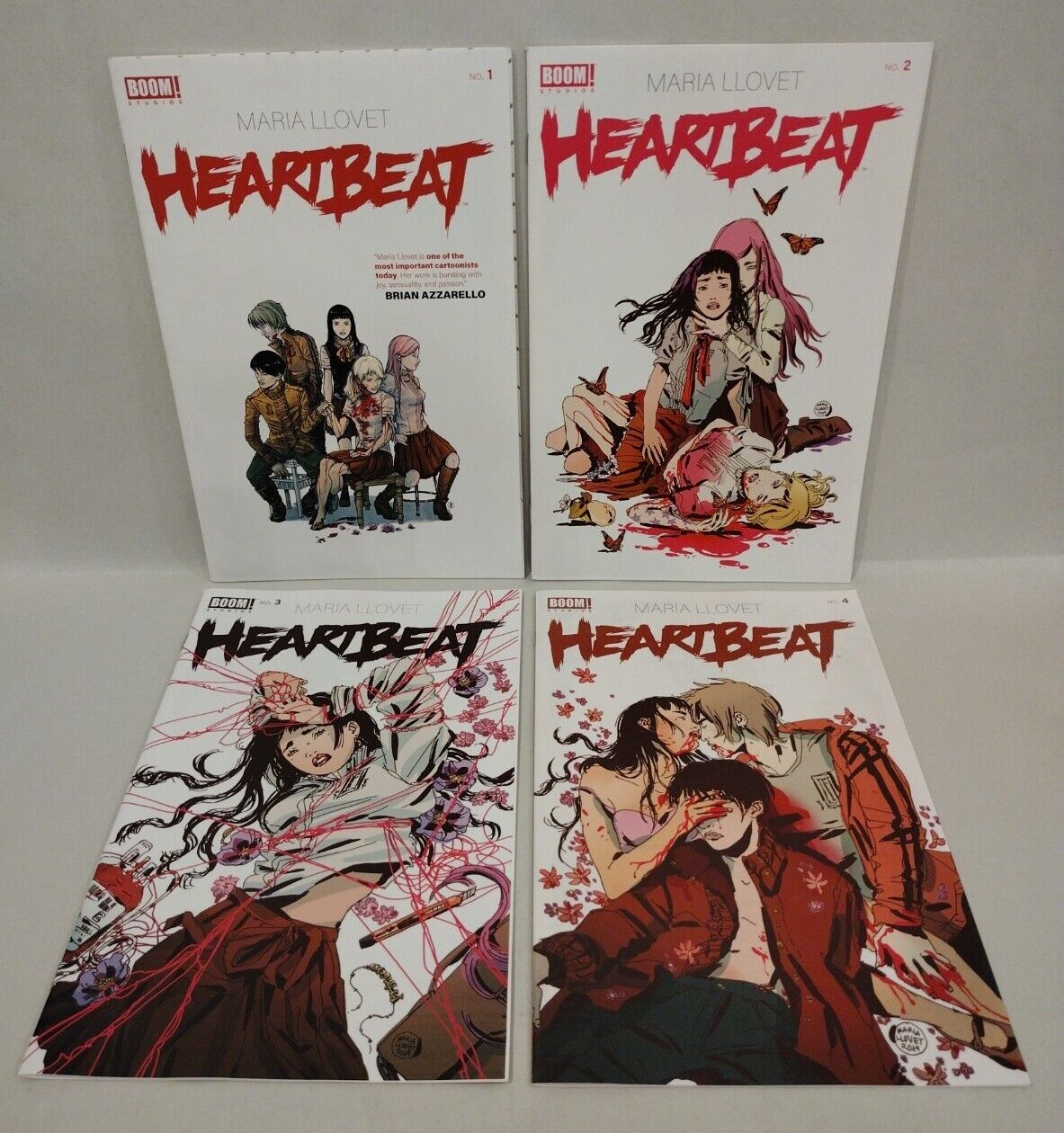 Maria Llovet Heartbeat (2019) Boom Comic Lot #1 2 3 4 VF-NM