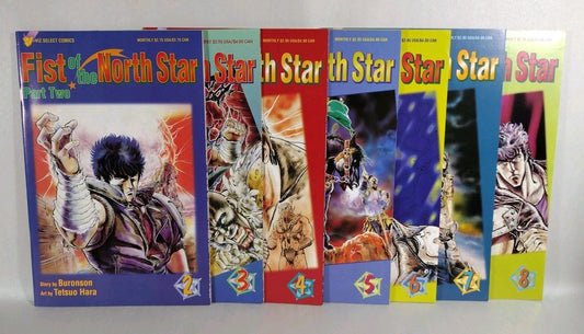 Fist Of The North Star (1995) Part 2 Viz Comic Lot #1 2 3 4 5 6 7 8 VF-NM
