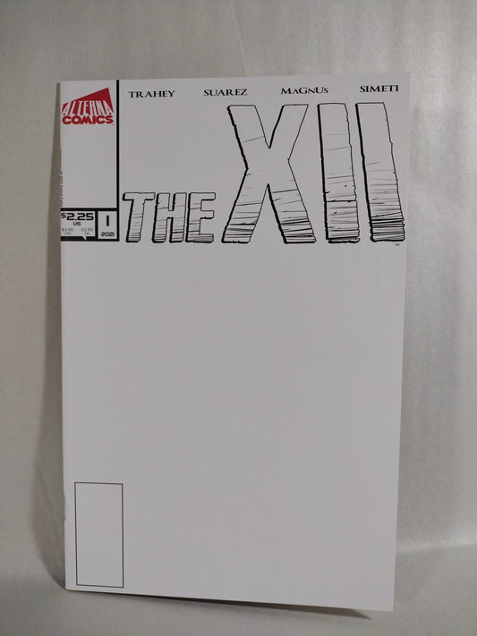 The XII #1 Alterna Comic Blank Sketch Variant Cover Trahey New NM