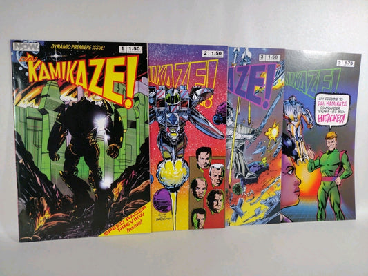 Dai Kamikaze (1987) NOW Comic Lot Set #1 First Print Speed Racer 2 3 5