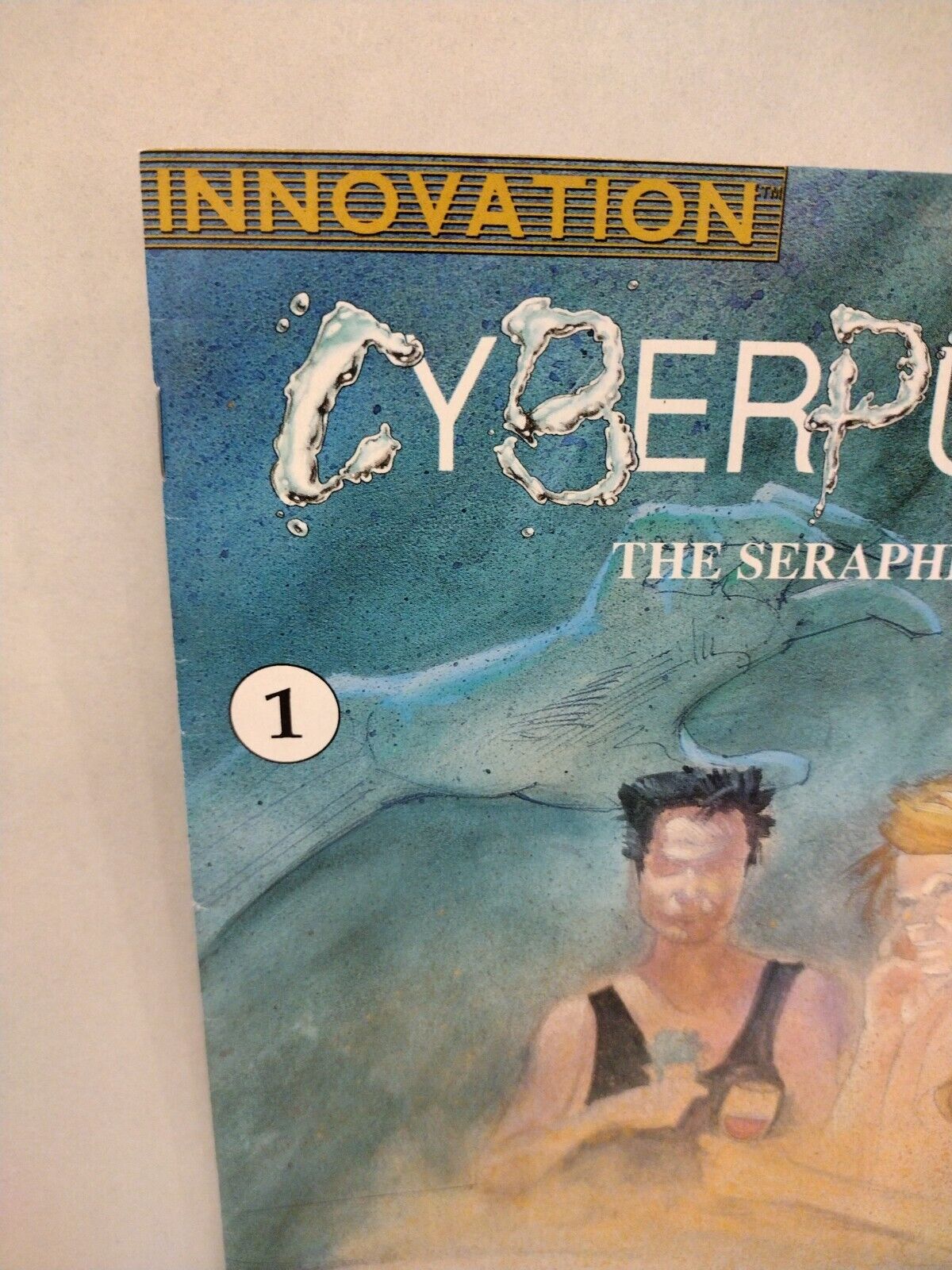 Cyberpunk The Seraphim Files (1990) Innovation Complete Comic Mini-series #1 2