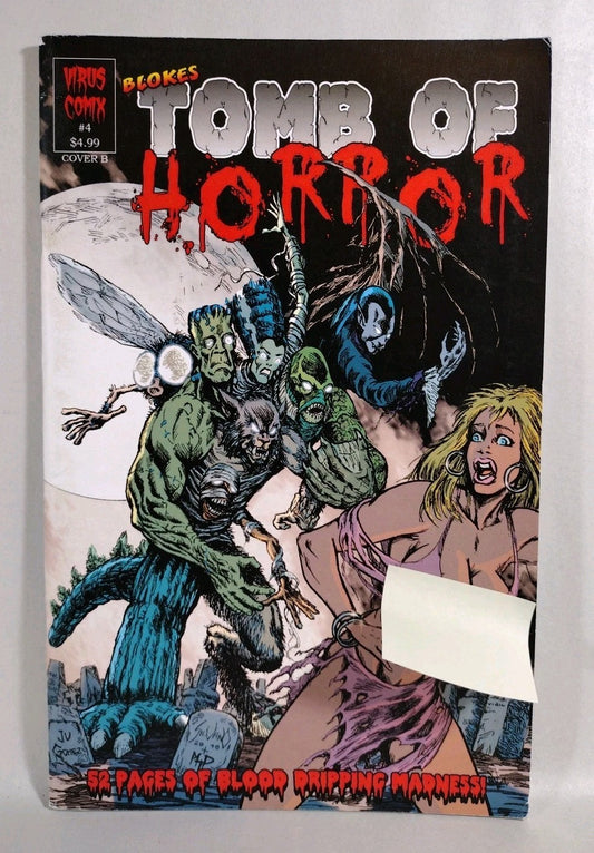 Blokes Tomb Of Terror #4 (2010) Virus Comix Calavera Teodorani Cover B VG