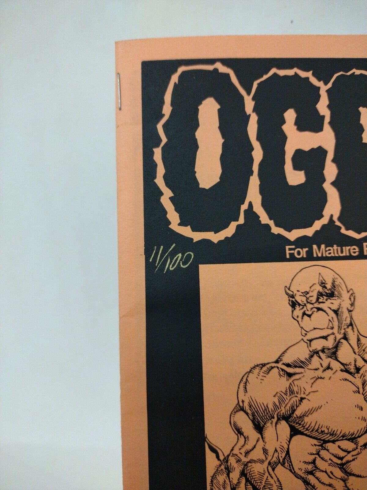 Ogre #1 1993 Rare Ashcan Edition #'d 11/100 Pete Ayala Phil White Barnacle Bill