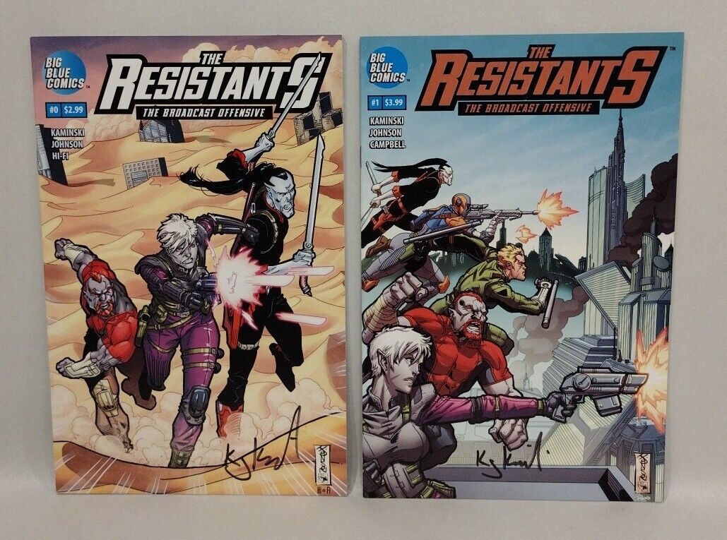 Resistants (2016) #0-3 Hyper-Action 1-3 + One-Shot Big Blues Comic Lot Set